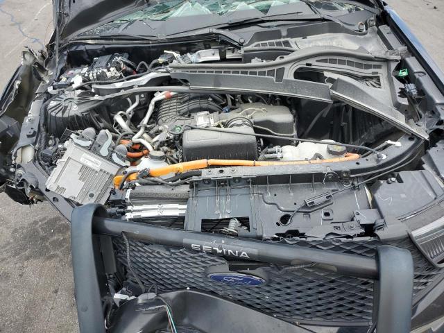 1FM5K8AW4MNA19656 - 2021 FORD EXPLORER POLICE INTERCEPTOR TWO TONE photo 11