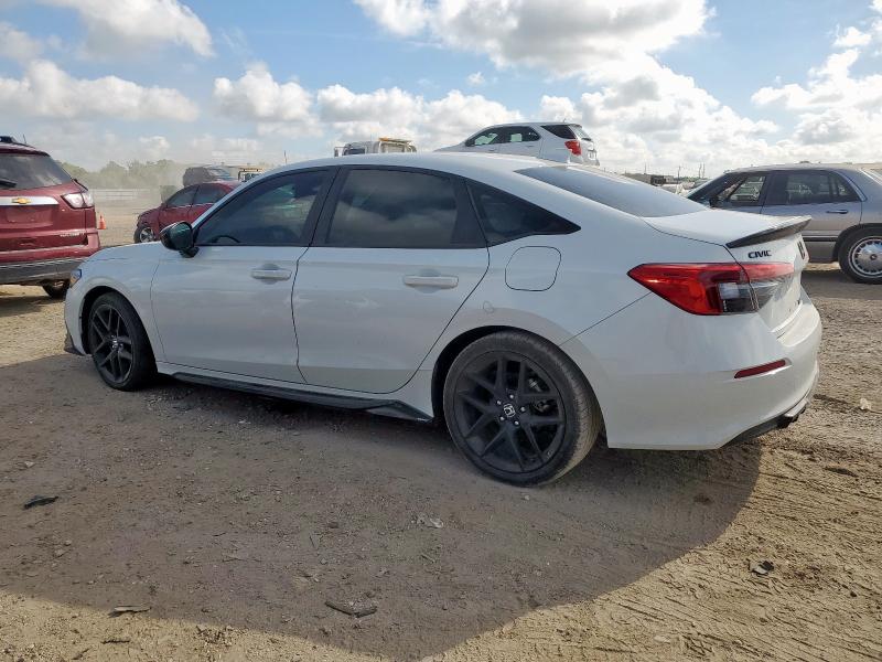 2HGFE2F52NH501325 - 2022 HONDA CIVIC SPORT WHITE photo 2