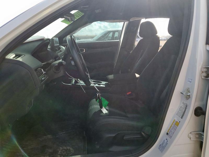 2HGFE2F52NH501325 - 2022 HONDA CIVIC SPORT WHITE photo 7