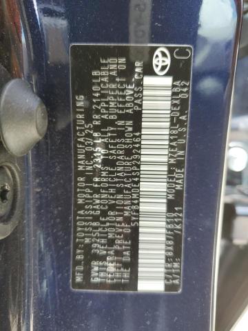 5YFB4MDE4SP292464 - 2025 TOYOTA COROLLA LE BLUE photo 12