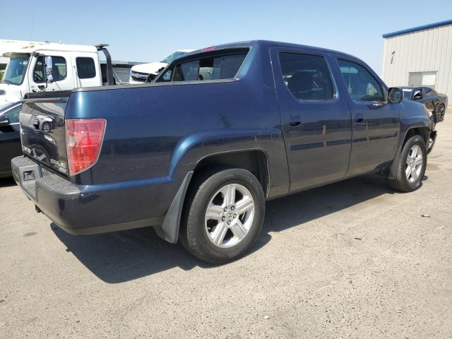 5FPYK1F56AB007812 - 2010 HONDA RIDGELINE RTL BLUE photo 3