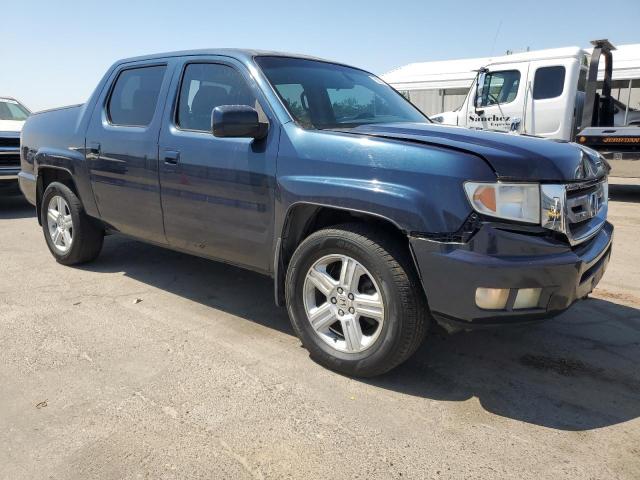 5FPYK1F56AB007812 - 2010 HONDA RIDGELINE RTL BLUE photo 4