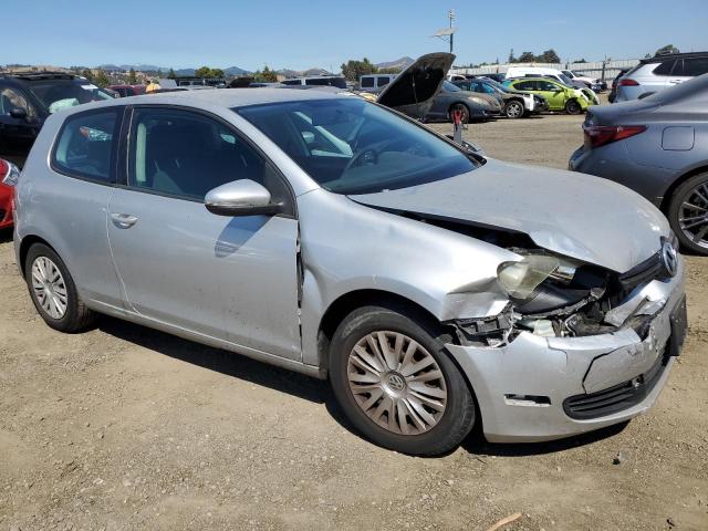 WVWAB7AJ3CW258254 - 2012 VOLKSWAGEN GOLF SILVER photo 4