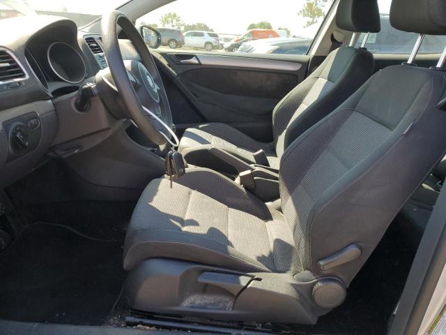 WVWAB7AJ3CW258254 - 2012 VOLKSWAGEN GOLF SILVER photo 7