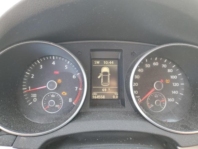 WVWAB7AJ3CW258254 - 2012 VOLKSWAGEN GOLF SILVER photo 9