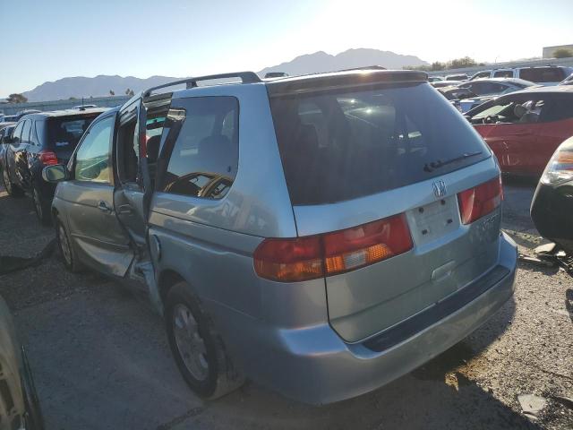 5FNRL18834B136497 - 2004 HONDA ODYSSEY EX TEAL photo 2