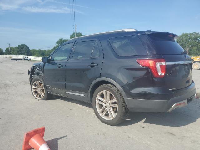 1FM5K7D8XHGD76664 - 2017 FORD EXPLORER XLT შავი ფოტო 2