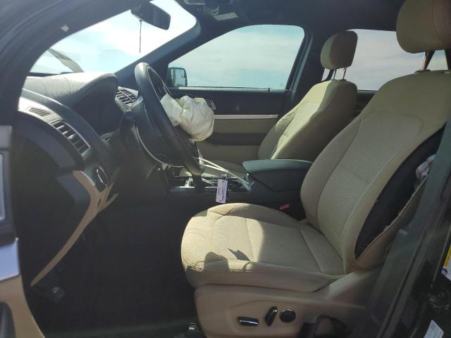 1FM5K7D8XHGD76664 - 2017 FORD EXPLORER XLT შავი ფოტო 7