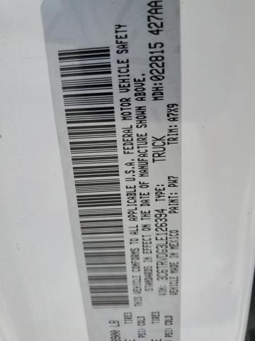 3C6TRVDG3LE126394 - 2020 RAM PROMASTER 2500 HIGH Blanc photo 12