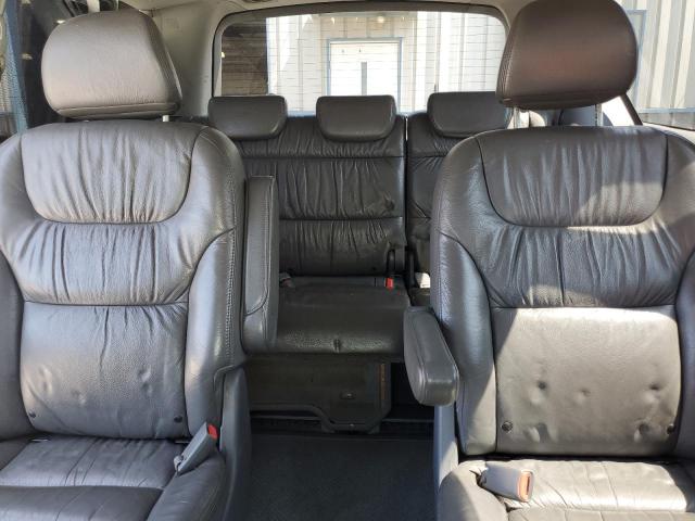 5FNRL38776B050633 - 2006 HONDA ODYSSEY EXL SILVER photo 10