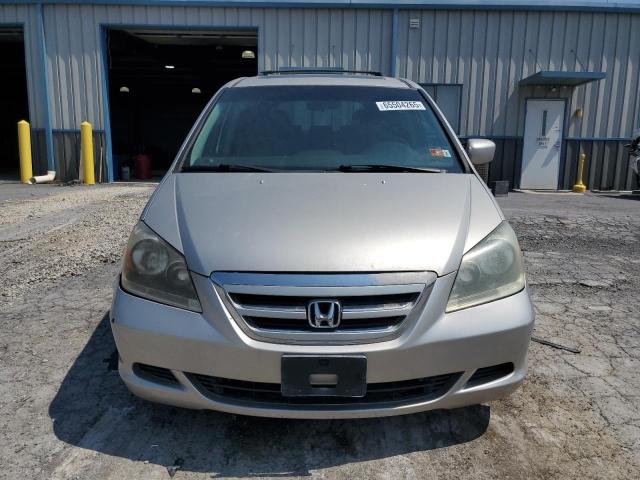 5FNRL38776B050633 - 2006 HONDA ODYSSEY EXL SILVER photo 5