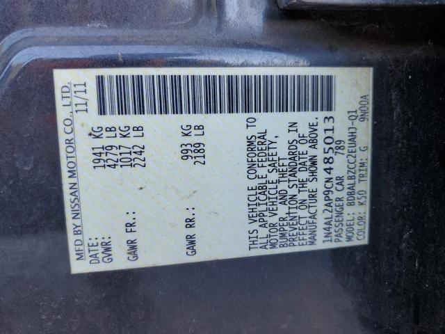 1N4AL2AP9CN485013 - 2012 NISSAN ALTIMA BASE GRAY photo 23