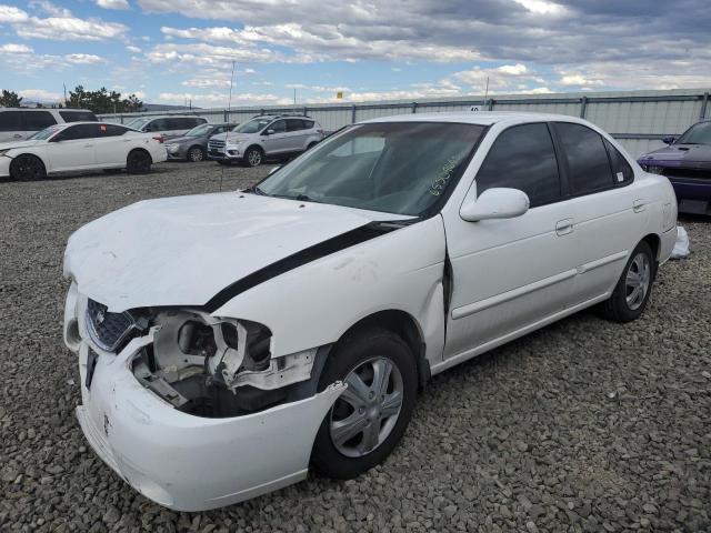 3N1CB51D22L665643 - 2002 NISSAN SENTRA XE WHITE photo 1