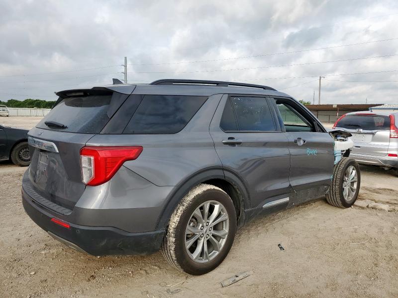 1FMSK7DH0MGC17827 - 2021 FORD EXPLORER XLT Գրաֆիտ լուսանկար 3