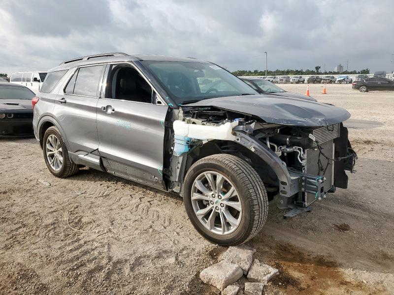 1FMSK7DH0MGC17827 - 2021 FORD EXPLORER XLT Գրաֆիտ լուսանկար 4