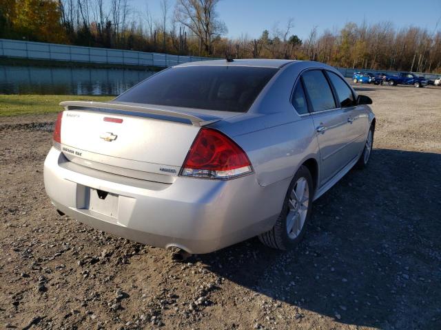 2G1WC5E36E1101243 - 2014 CHEVROLET IMPALA LIM LTZ SILVER photo 4