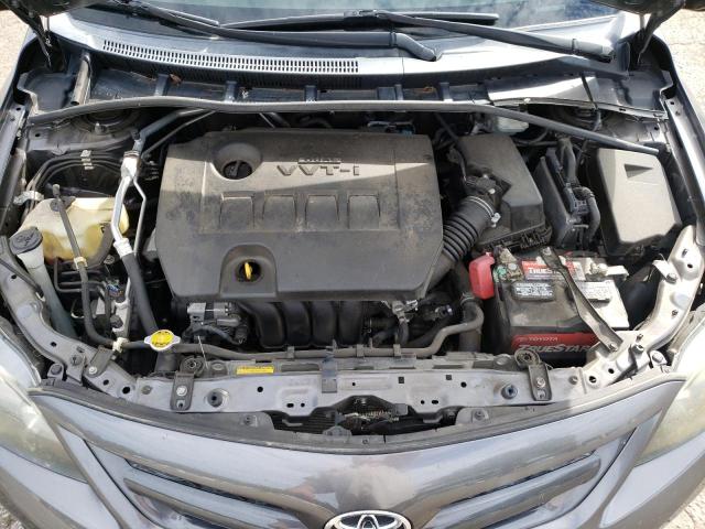 5YFBU4EE3DP225176 - 2013 TOYOTA COROLA BASE GRAY photo 7