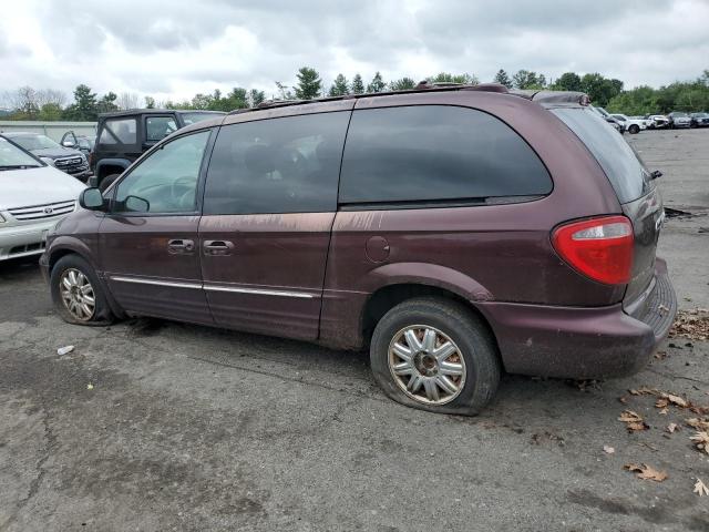 2C8GP64L13R380556 - 2003 CHRYSLER TOWN AND C LIMITED MAROON photo 2