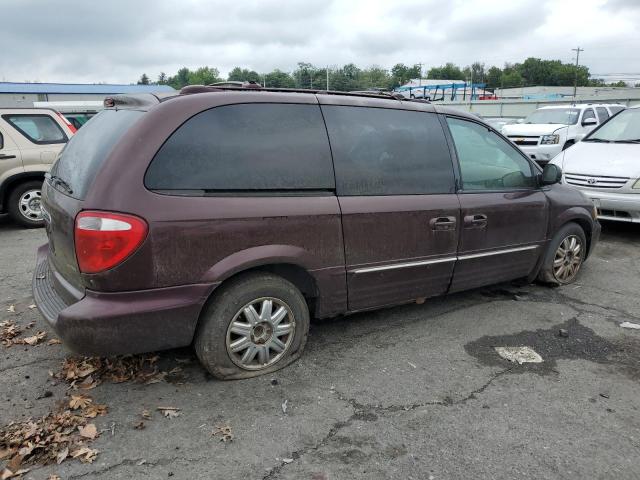 2C8GP64L13R380556 - 2003 CHRYSLER TOWN AND C LIMITED MAROON photo 3