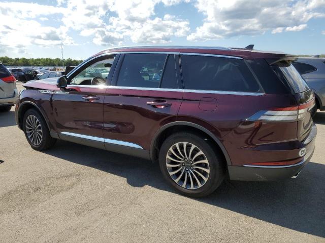 5LM5J7XC3NGL15913 - 2022 LINCOLN AVIATOR RESERVE MAROON photo 2