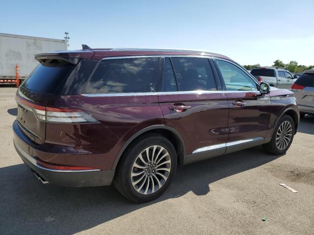 5LM5J7XC3NGL15913 - 2022 LINCOLN AVIATOR RESERVE MAROON photo 3