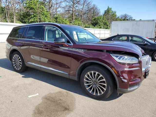 5LM5J7XC3NGL15913 - 2022 LINCOLN AVIATOR RESERVE MAROON photo 4