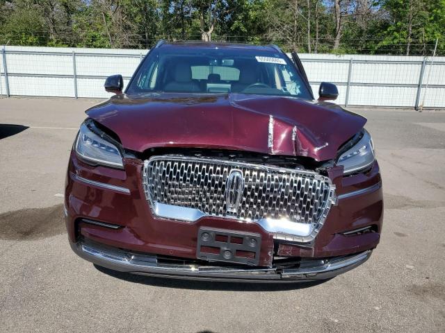 5LM5J7XC3NGL15913 - 2022 LINCOLN AVIATOR RESERVE MAROON photo 5