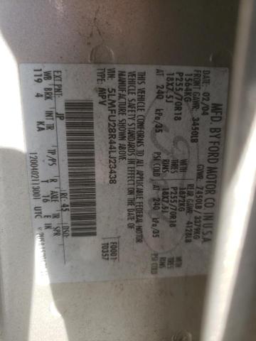 5LMFU28R44LJ23438 - 2004 LINCOLN NAVIGATOR ვერცხლისფერი ფოტო 13