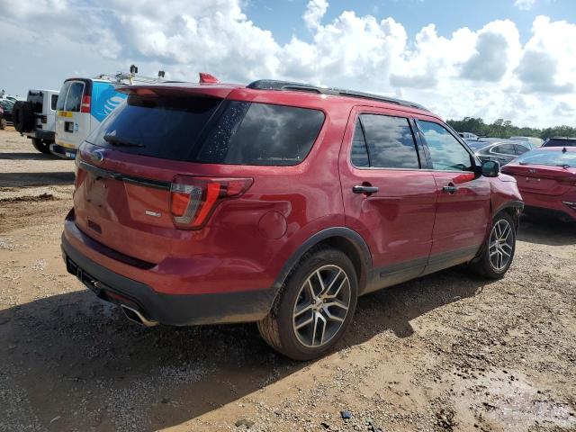 1FM5K8GT3GGC79603 - 2016 FORD EXPLORER SPORT BURGUNDY photo 3