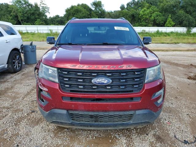 1FM5K8GT3GGC79603 - 2016 FORD EXPLORER SPORT BURGUNDY photo 5