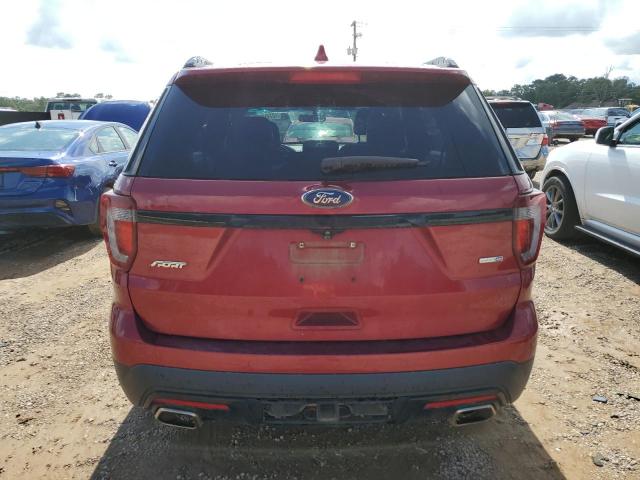 1FM5K8GT3GGC79603 - 2016 FORD EXPLORER SPORT BURGUNDY photo 6