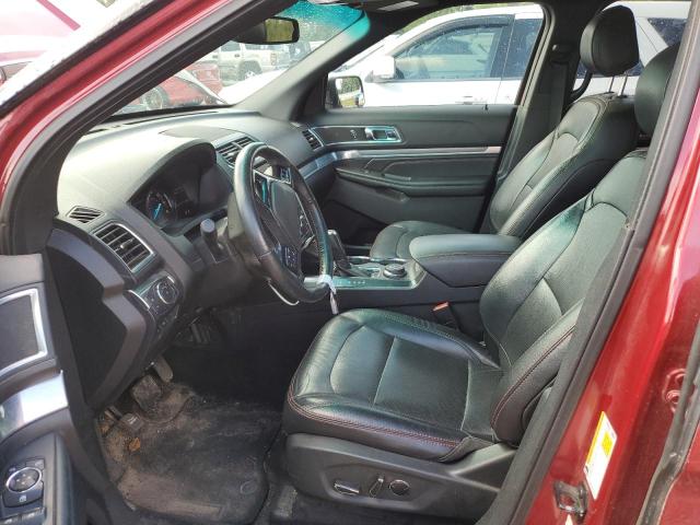 1FM5K8GT3GGC79603 - 2016 FORD EXPLORER SPORT BURGUNDY photo 7