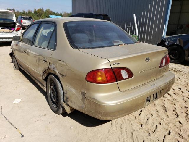 1NXBR18EXWZ105601 - 1998 TOYOTA COROLLA VE BEIGE photo 3