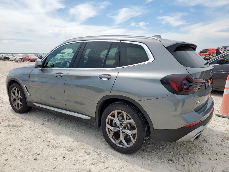 5UX43DP06P9S24996 - 2023 BMW X3 SDRIVE30I GRAY photo 2