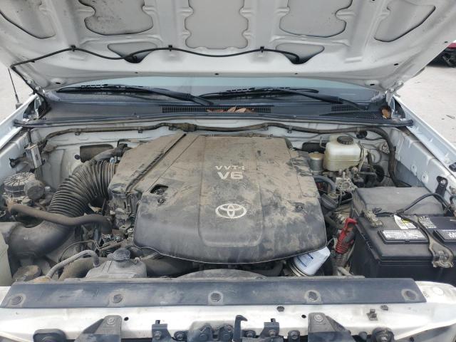 5TFLU4EN1CX032707 - 2012 TOYOTA TACOMA DOUBLE CAB WHITE photo 11