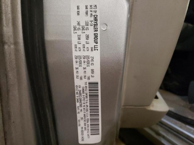 2A4RR5D16AR467809 - 2010 CHRYSLER TOWN & COU TOURING ვერცხლისფერი ფოტო 10