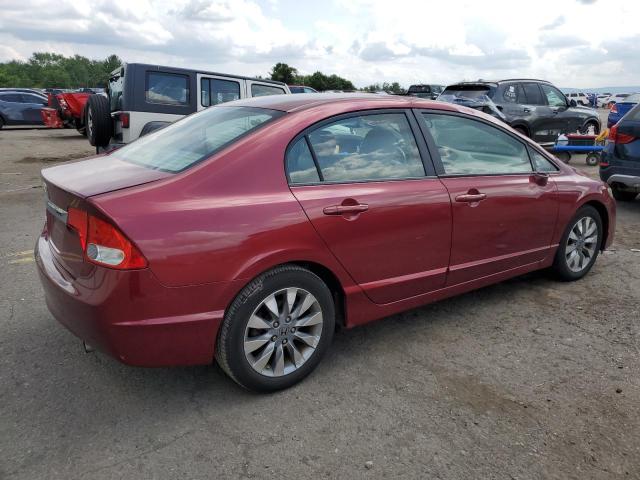 2HGFA16999H335951 - 2009 HONDA CIVIC EXL მუქწითელი ფოტო 3