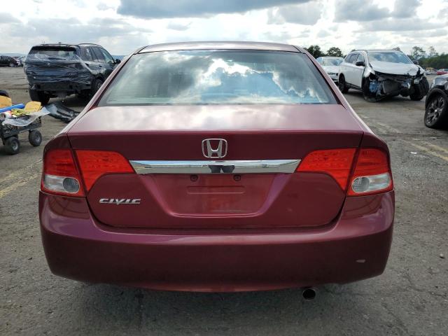 2HGFA16999H335951 - 2009 HONDA CIVIC EXL MAROON photo 6