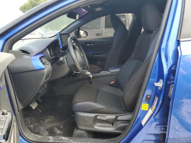 JTNKHMBX0L1093955 - 2020 TOYOTA C-HR XLE BLUE photo 7