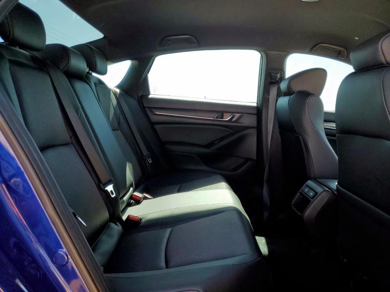 1HGCV1F33MA112606 - 2021 HONDA ACCORD SPORT BLUE photo 10