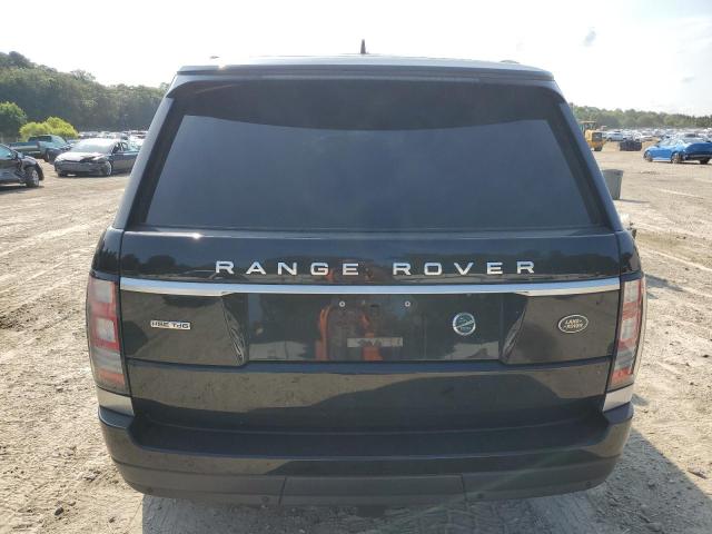 SALGS2KF0GA249756 - 2016 LAND ROVER RANGE ROVE HSE BLACK photo 6