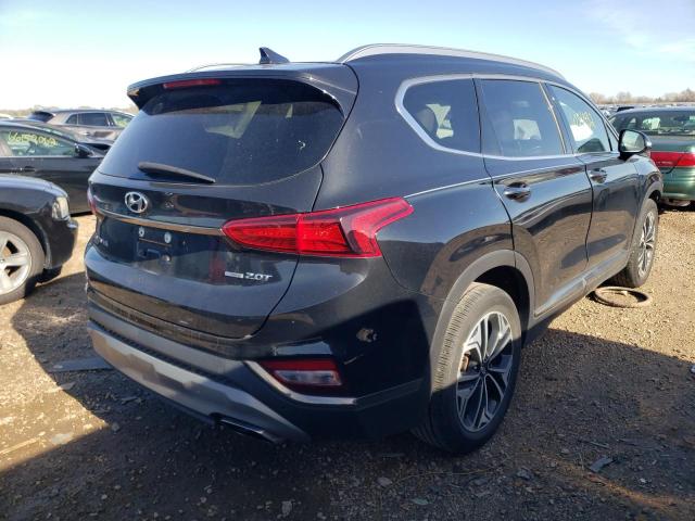 5NMS5CAA6KH074559 - 2019 HYUNDAI SANTA FE LIMITED BLACK photo 4