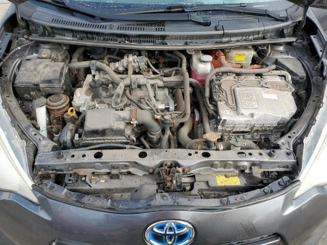 JTDKDTB37C1025692 - 2012 TOYOTA PRIUS C 灰色 照片 11