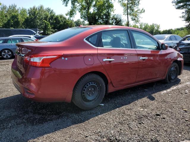 3N1AB7AP8GY239527 - 2016 NISSAN SENTRA S RED photo 3