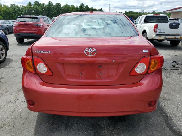 2T1BU4EE4AC397938 - 2010 TOYOTA COROLLA BASE წითელი ფოტო 6