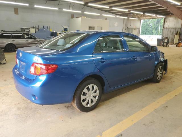2T1BU4EE6AC380302 - 2010 TOYOTA COROLLA BASE Niebieski zdjęcie 3