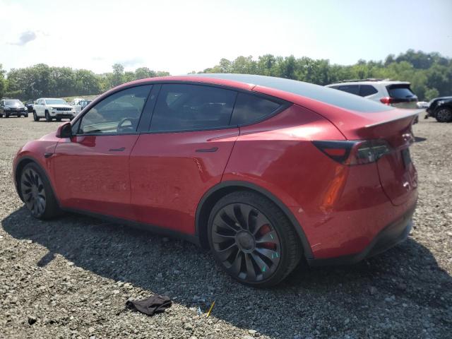 7SAYGDEF5PF947441 - 2023 TESLA MODEL Y Կարմիր լուսանկար 2
