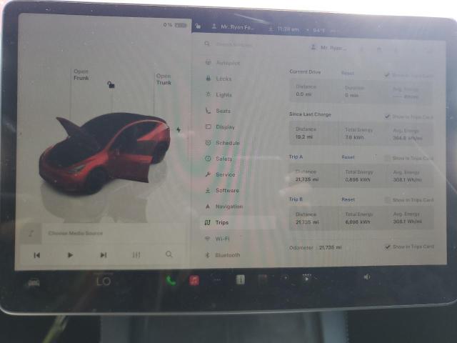 7SAYGDEF5PF947441 - 2023 TESLA MODEL Y Կարմիր լուսանկար 9