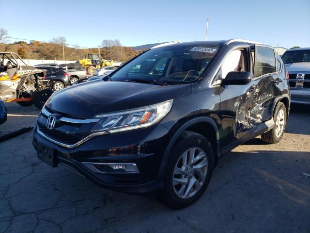 5J6RM4H74GL038760 - 2016 HONDA CR-V EXL BLACK photo 2