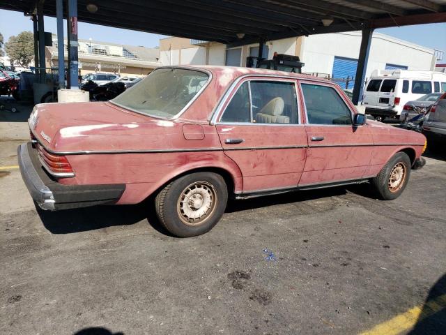 WDBAB33C8FA265935 - 1985 MERCEDES-BENZ 300 DT BURGUNDY photo 3